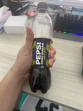 Pepsi Zero Sugar Lime Flavor Bottle - Black, Green, Blue